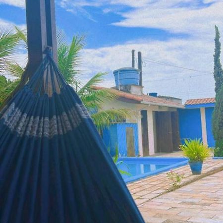 Lugar Encantador E Aconchegante, Com Piscina กัวรูจา ภายนอก รูปภาพ