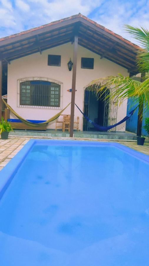 Lugar Encantador E Aconchegante, Com Piscina กัวรูจา ภายนอก รูปภาพ