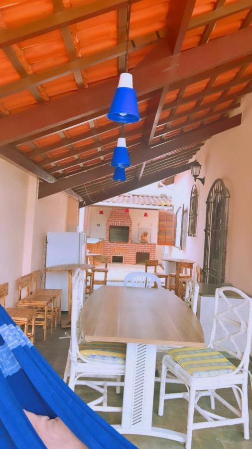 Lugar Encantador E Aconchegante, Com Piscina กัวรูจา ภายนอก รูปภาพ