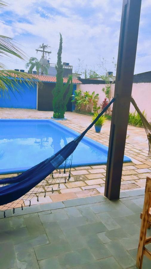 Lugar Encantador E Aconchegante, Com Piscina กัวรูจา ภายนอก รูปภาพ